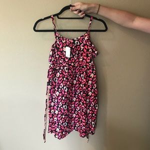 Pink cheetah dress